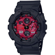 Reloj Casio Ga-140ar-1a Para Caballero Negro/ Rojo 