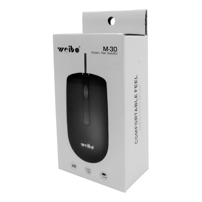 Mouse Usb 1600 Dpi Óptico, Cómodo Ideal Para Trabajo