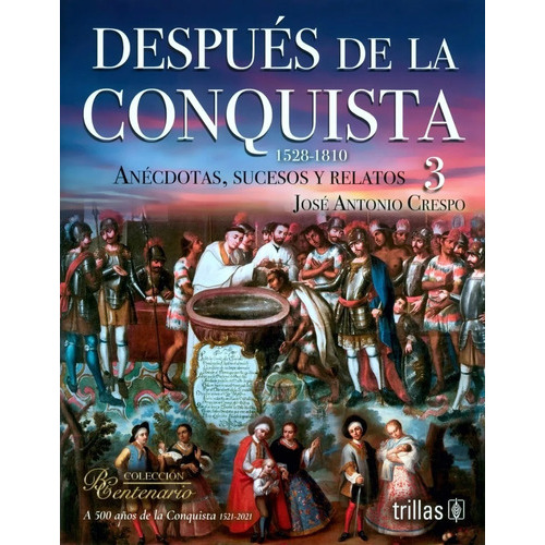 Después De La Conquista 3 (1528-1810) Anécdotas Sucesos Y Relatos, De Crespo, José Antonio. Editorial Trillas, Tapa Blanda En Español, 2021
