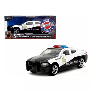 Dodge Charger Policia Civil Velozes Furiosos - 1/32