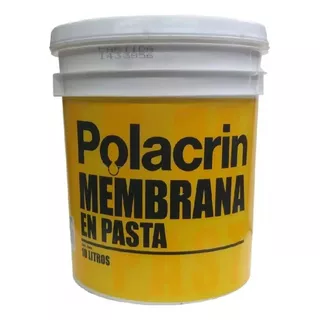 Polacrin Membrana En Pasta/líquida Terrazas 10l