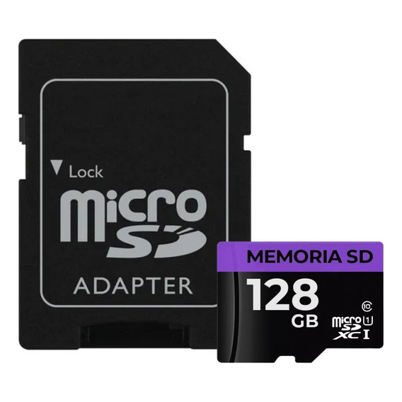 Memoria Micro Sd Xc 128gb V10 100mb-s Videovigilancia Cámara