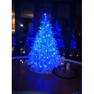 Serie Navideña 300 Leds Azules Luces Navideñas