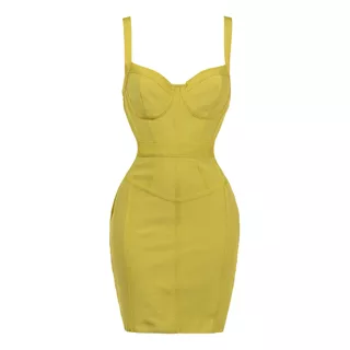 Vestido Corto Bandage Tirantes Stretch Sexy Fiesta Fresco