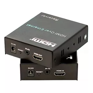 Extensor Hdmi 120 Metros Cat5 Cat6 Tx Rx