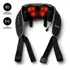Masajeador Cervical Cuello Espalda Lumbar Shiatsu Femmto Con Calor Nodos Masaje Electrico Hombro Negro