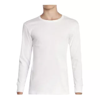 Pack 6 Camisetas Blancas Juvenil 100% Algodon Tallas 14 Y 16