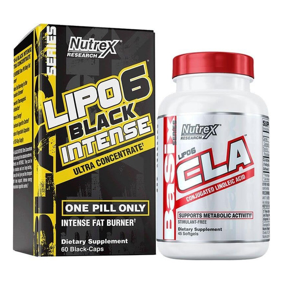 Lipo 6 Black Intense 60 Cap. + Lipo 6 Cla 45 Cap.