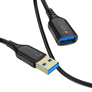 Cabo Extensor Usb Hrebos 1m Pontas Macho E Fêmea (hs-38)