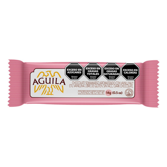 Chocolate Aguila Taza Barritas Por Caja X 24 Unix 14grs