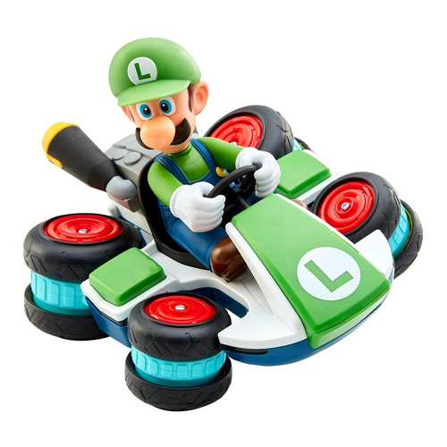 Nintendo Luigi Kart 8 Mario Mini Antigravity Rc Racer 2.4ghz Color Verde