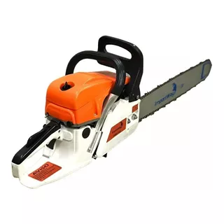 Motosserra Á Gasolina Importway 63cc 2,1kw Sabre De 50cm Cor Laranja-escuro