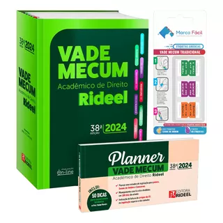 Vade Mecum Acadêmico Direito Rideel + Etiquetas Marca Fácil