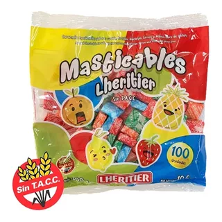 Caramelos Masticables Frutales Lheritier Sin Tacc