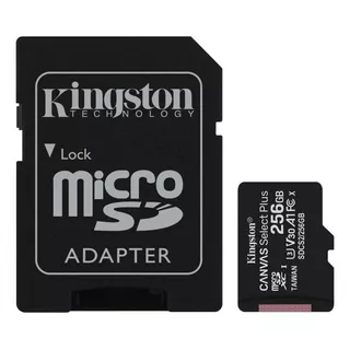 Tarjeta De Memoria Kingston Sdcs2/256gb Con Adaptador Sd 256gb