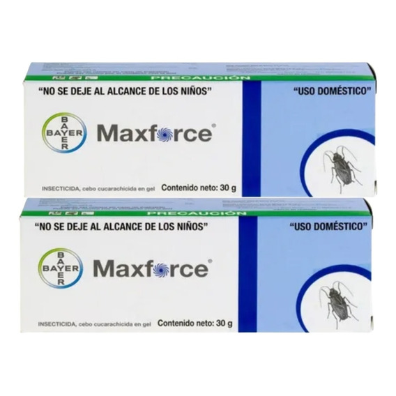 Maxforce Bayer 30gr Mata Cucarachas 2 Cajas De Max Force