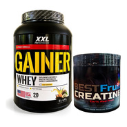 Gainer 2 Kg Xxl Nutrition Whey Protein + Creatina 300 Combo