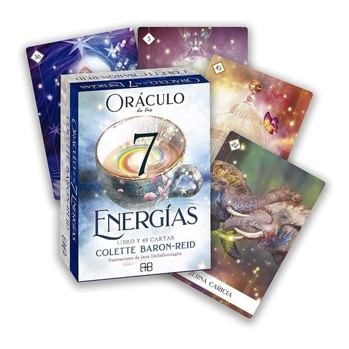 Oráculo De Las 7 Energías - Libro Y 49 Cartas