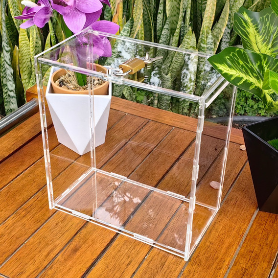 Caja Lisa Buzón P/ Dinero / Alcancía Para Sobres Boda O Xv's