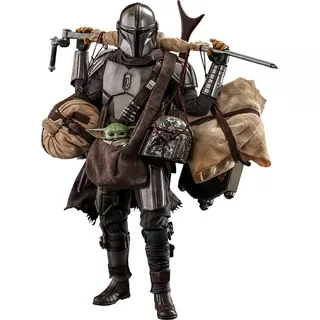 The Mandalorian And Grogu Deluxe Version Set Hot Toys