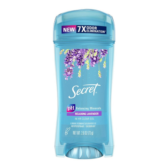 Secret Desodorante Antitranspirante Clear Gel Lavanda Mujer