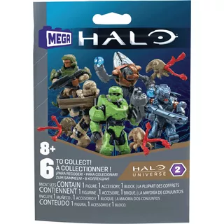 Mega Construx, Halo, Colección De Figuras Infinite Serie 2, Juguete Armable, Juguetes Para Niños De 8 Años En Adelante
