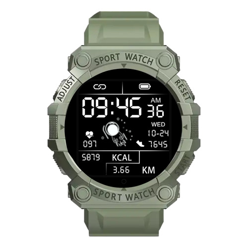 Smartwatch Reloj Inteligente Ruffo Rf-fd68 Deportivo Verde