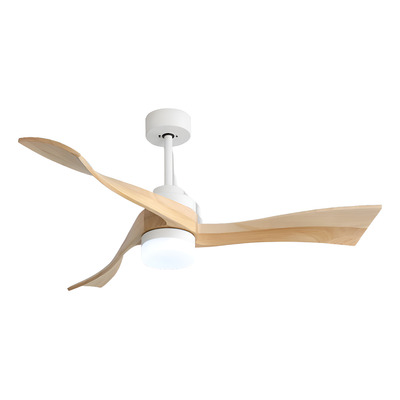 Ventilador De Techo Tulum Blanco Natural Windstyle Smart 1.32 M Blanco/natural Madera Natural 3