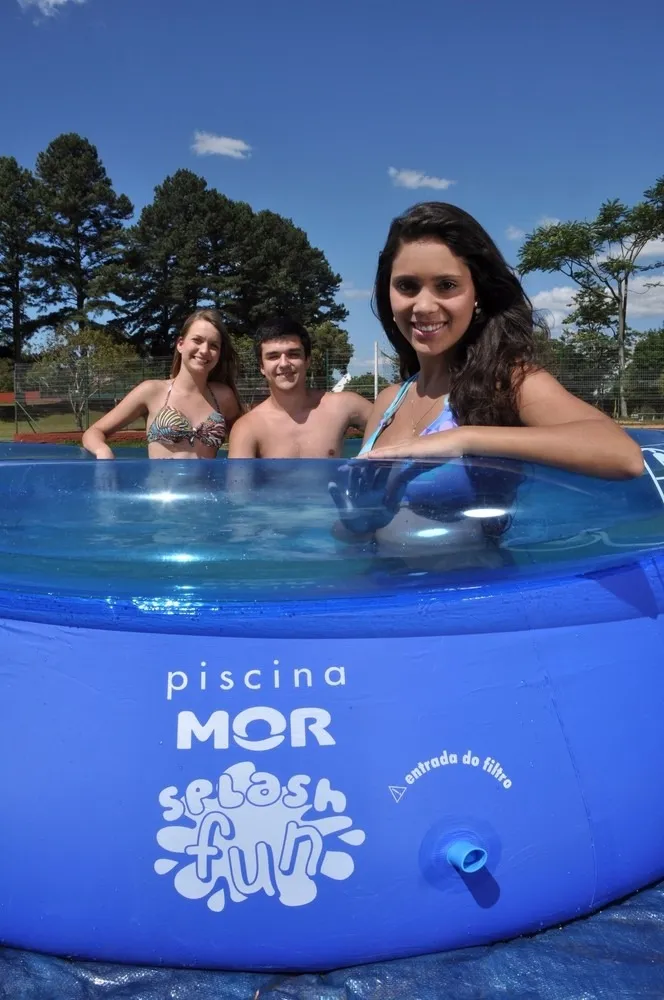 Mor Splash Fun Piscina Inflável Redonda 2.400 Litros Mor Azul - Imagem 7