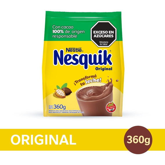 Cacao En Polvo Fortificado Nesquik Nestlé 360g