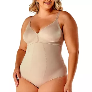 Cinta Body Modelador Plus Size Sem Bojo Vi Lingerie 351613