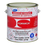 Cola Madeira Formiline Cola De Contato Tradicional 2,8kg - Formica - Vermelho