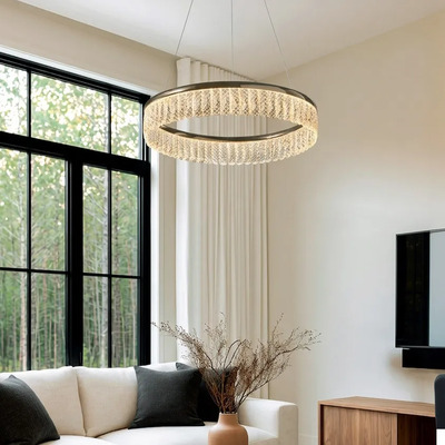 Colgante Aro Lulit Led L6530 30w Calida Ø60cm Dorado Dorado