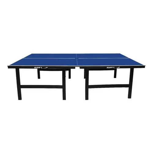 Mesa de ping pong Klopf 1016 fabricada em MDF 15mm Medidas Oficias Azul