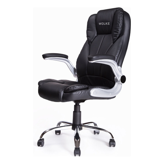 Sillón Masajeador Wolke Oficina Ejecutivo Premium Calor Gti Color Black