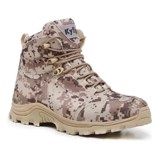 Coturno Adventure Masculino Lona Camuflado Digital Premium