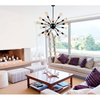 Araña Colgante Explosión Hiedra 18 Luces Led Deco Living Lk