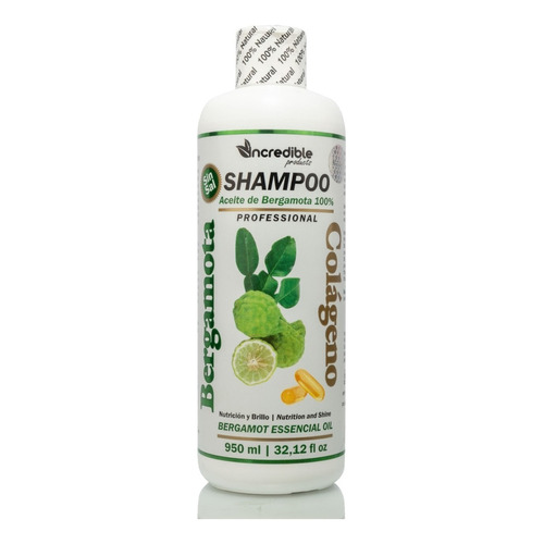 Shampoo Bergamota Y Colageno Brillo Nutricion Shampo Profesi