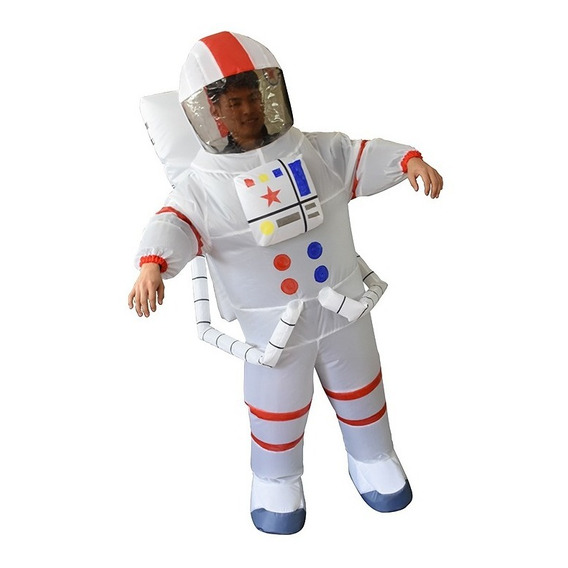 Disfraz Inflable Astronauta Adulto Nasa Espacial Espacio