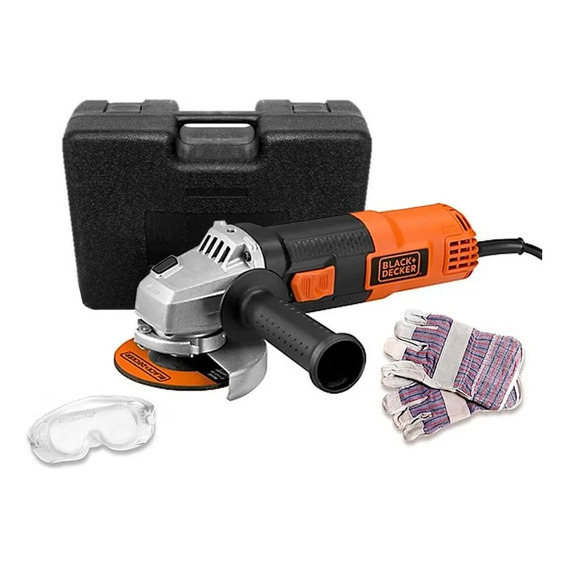 Kit Esmeril Angular  4 1/2 Black And Decker 820w G720k-b2c +