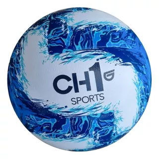 Pelota De Futbol Ch1 Andromeda Profesional Nro 5 Hibrida Color Azul Y Blanco