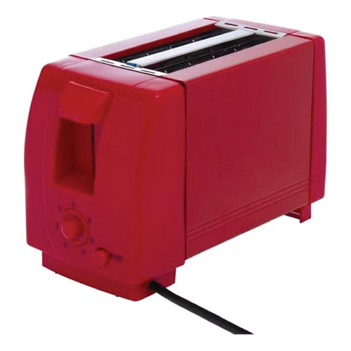 Tostadora Electrica Kanji Kjh-tm800seco1 Roja 2 Rodajas Color Rojo