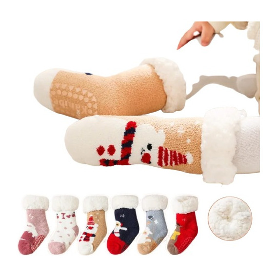 Pack 2 Calcetines Chiporro Invierno Antideslizante Bebe