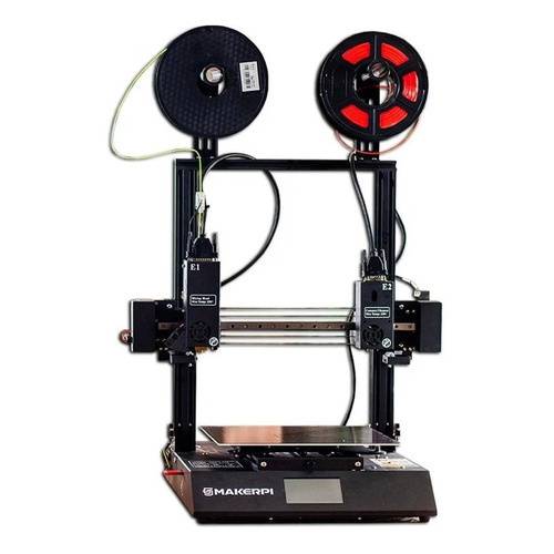 Impresora 3d Makerpi P3 Pro Dual Hotend Idex Autolevel Sharp Color Negro