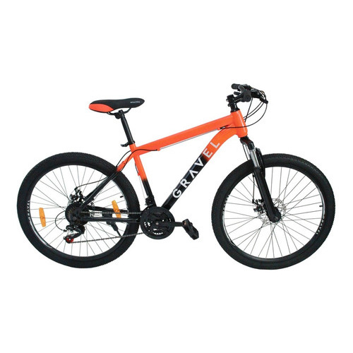 Gravel Bicicleta De Montaña Everest Mtb R26 21v Shimano Color Naranja/Negro Tamaño del cuadro 26