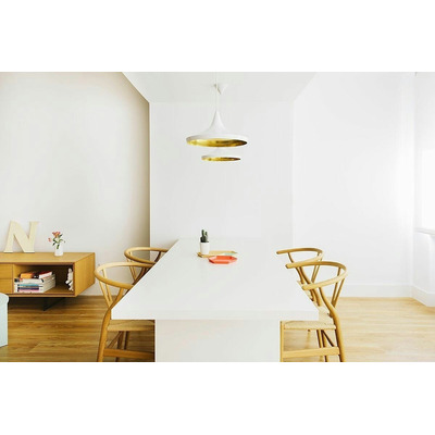 Lámparas Colgantes Modernas Beat Fat Blancas Cobre Tom Dixon Blanco