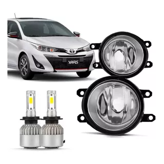 Par Farol Auxiliar Yaris 2017 2018 2019 20 21 + Superled 6k