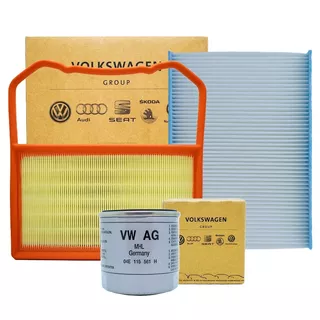 Kit 3 Filtros Aire Aceite Polen Volkswagen Up Original