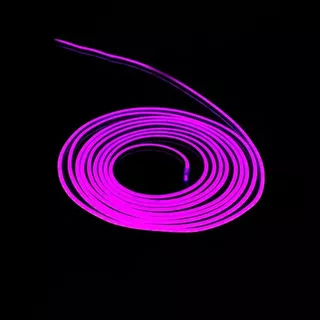 Rollo Led Neon Ultra Brilloso 5 Mtr 12v Flexible Color De La Luz Violeta