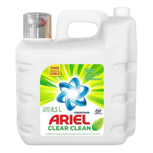 Ariel Detergente Liquido 8.5l Clear Clean He Compatible